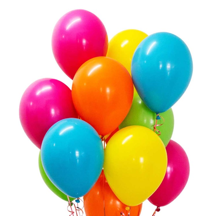Set 25 Baloane Din Latex, Metalizate, 30 Cm, E, 2.8 G - vivimall.ro