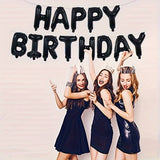 Set 25 De Baloane Din Folie Metalizata Si Latex, Figurine 2 Stele, 4 Baloane Confetti, 13 Litere, 6 Latex, Model Happy Birthday, Tema Aniversare, 40 Cm, Ambalaj Individual, Pai Inclus, Umflare Cu Aer Sau Heliu
