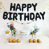 Set 25 De Baloane Din Folie Metalizata Si Latex, Figurine 2 Stele, 4 Baloane Confetti, 13 Litere, 6 Latex, Model Happy Birthday, Tema Aniversare, 40 Cm, Ambalaj Individual, Pai Inclus, Umflare Cu Aer Sau Heliu