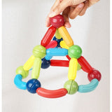 Set 25 de Piese Magnetice de Constructie, Flippy, Puzzle, Forme, 3 Ani, ABS, Magnet, 16x6x14 cm, Multicolor