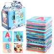 Set carduri litere textile educative | EduFabric - vivimall.ro