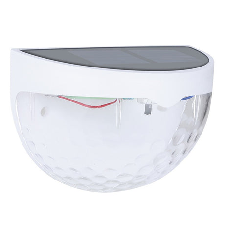 Set 2X Lampa Solara De Perete 6Led, Carcasa A, Lumina Rece - vivimall.ro