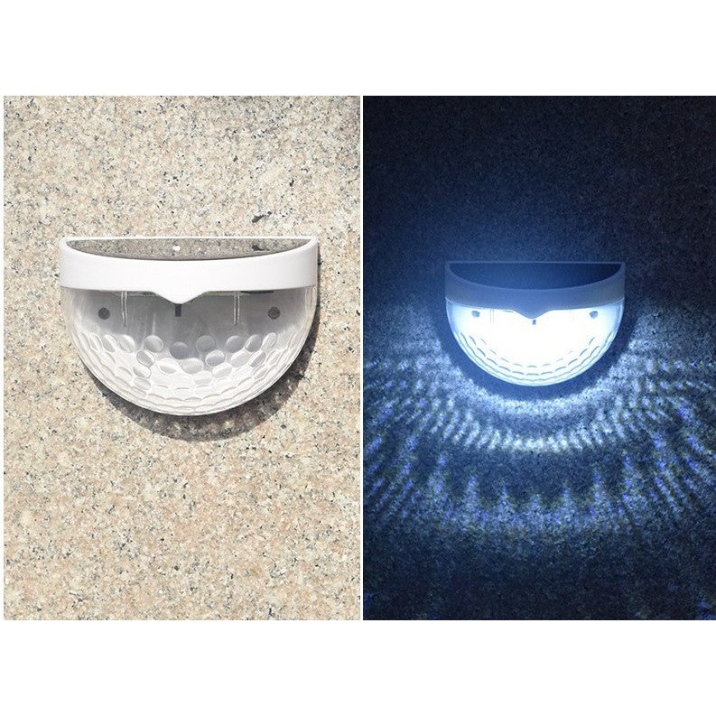 Set 2X Lampa Solara De Perete 6Led, Carcasa A, Lumina Rece - vivimall.ro
