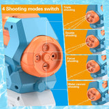 Set 2x Pistol cu Apa pentru Copii, Rezervor, Pentru Piscina/Plaja, Vivimall, 6ani+, Roz + Albastru, 4 duze, 900 ML - vivimall.ro