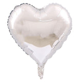 Set 3 Baloane Din Folie Metalizata, Figurina Inima, Tema Ziua Indragostitilor, 45 Cm, Ambalaj Individual, Pai Inclus, Umflare Cu Aer Sau Heliu, Albastru/ - vivimall.ro
