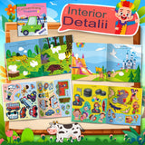Set carti autocolante educative copii | StickerGenius - vivimall.ro