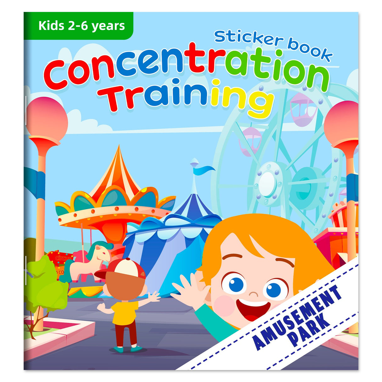Set carti autocolante educative copii | StickerGenius - vivimall.ro