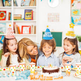 Set 3 Coifuri Happy Birthday, Pentru Petrecere, Tematica Aniversare, Cu Floare Din Spuma - vivimall.ro
