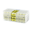 Set 3 Forme Pentru Gheata Si O Caserola Pentru Depozitare 96 De Cuburi, Verde - vivimall.ro