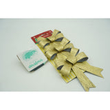 Set 3 fundite pentru brad, Aurii, 10 x 11 cm, din poliester, Flippy - vivimall.ro