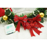 Set 3 fundite pentru brad, Rosii, 10 x 11 cm, din poliester, Flippy - vivimall.ro