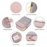 Set 3 Genti De Calatorie Pentru Depozitare, Compresibile, 3 Dimensiuni, Mic, Mediu, Mare, Impermeabile, Fermoar Dublu - vivimall.ro