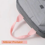 Set 3 Genti De Calatorie Pentru Depozitare, Compresibile, 3 Dimensiuni, Mic, Mediu, Mare, Impermeabile, Fermoar Dublu - vivimall.ro