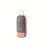 Set 3 Genti De Calatorie Pentru Depozitare, Compresibile, 3 Dimensiuni, Mic, Mediu, Mare, Impermeabile, Fermoar Dublu - vivimall.ro