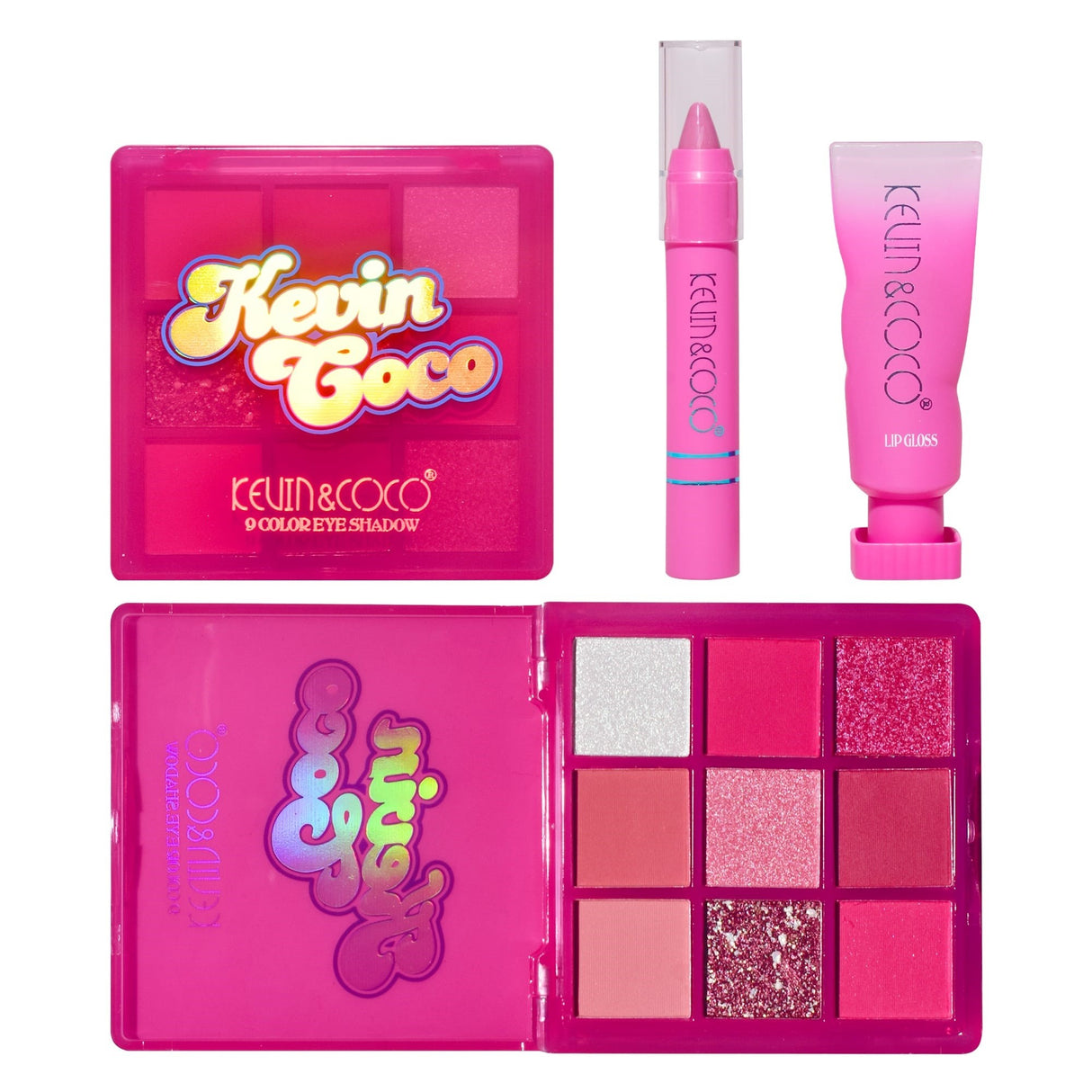 Set Machiaj Pink Heart | HeartGlow - vivimall.ro