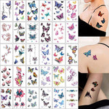 Set 30 Tatuaje Temporare, Pe Baza De Apa - vivimall.ro