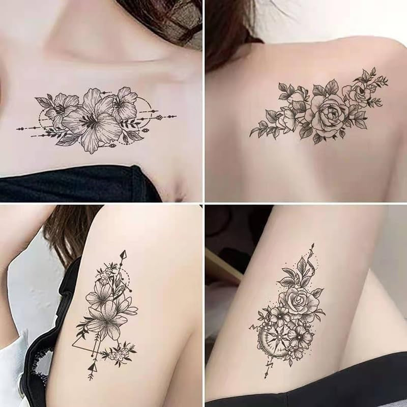 Set 30 Tatuaje Temporare, Pe Baza De Apa - vivimall.ro