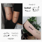 Set 30 Tatuaje Temporare, Pe Baza De Apa - vivimall.ro