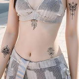 Set 30 Tatuaje Temporare, Pe Baza De Apa - vivimall.ro