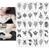 Set 30 Tatuaje Temporare, Pe Baza De Apa - vivimall.ro