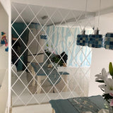 Set 32 Oglinzi Romb De Perete | ReflectHome - vivimall.ro