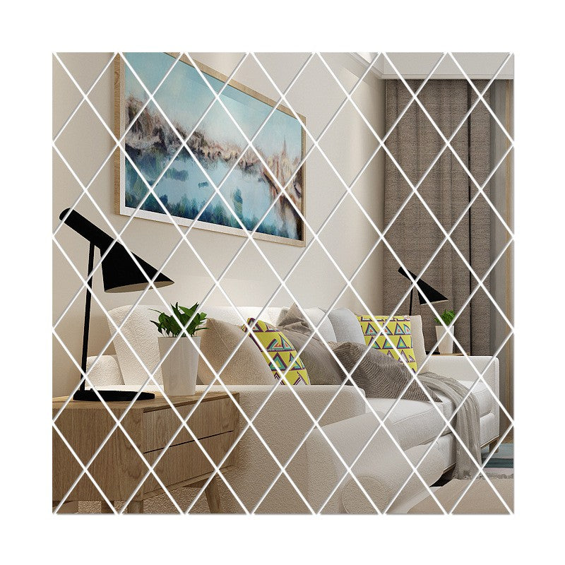 Set 32 Oglinzi Romb De Perete | ReflectHome - vivimall.ro