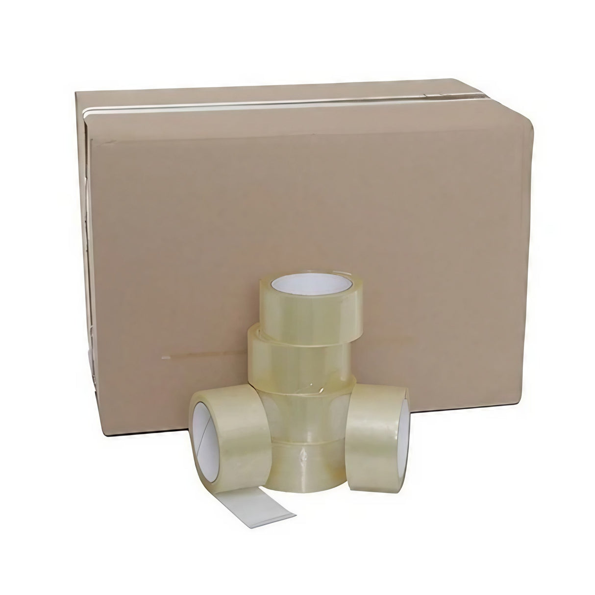 Set 36 Buc Banda Adeziva Acrilica, 48mmx60m, Transparenta - vivimall.ro