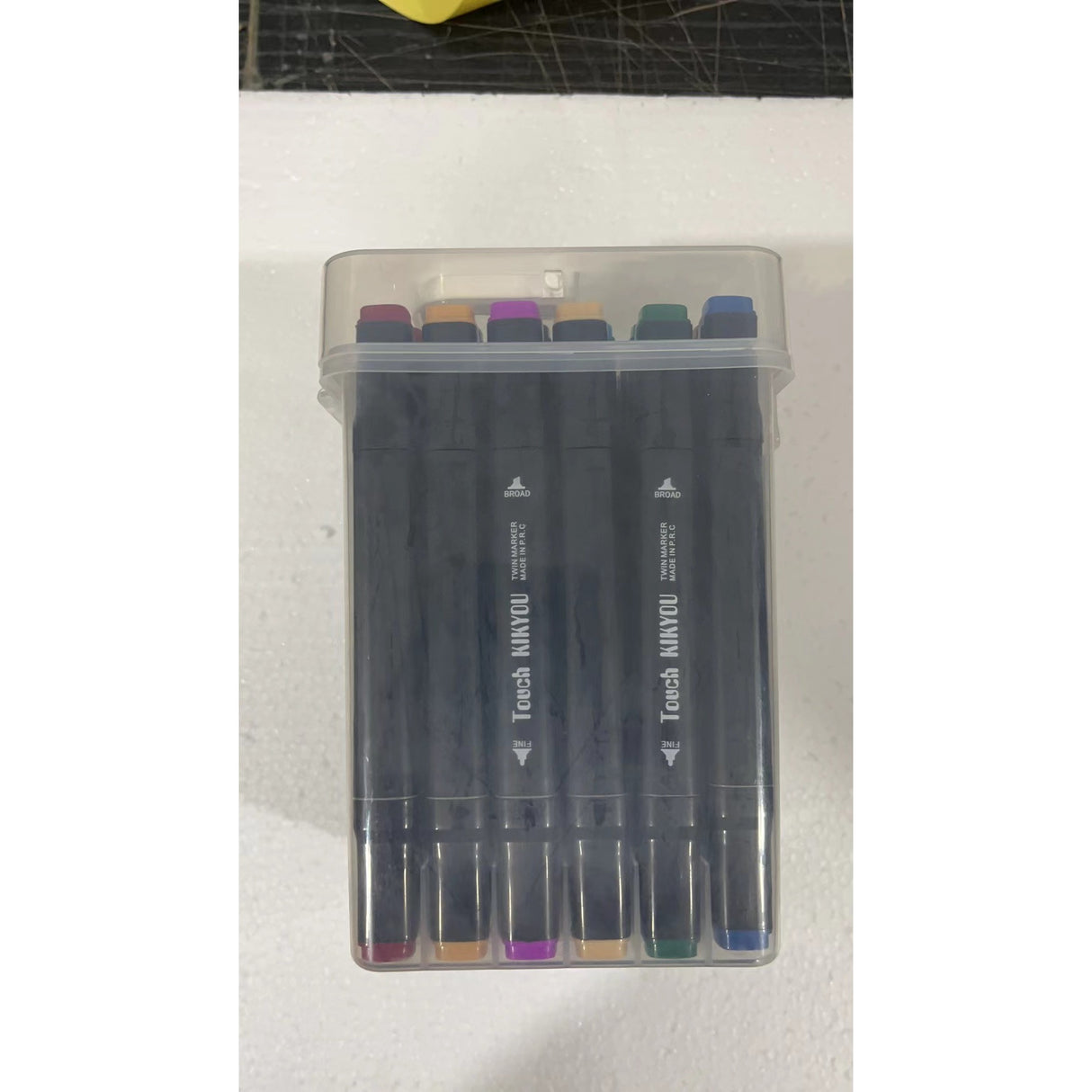 Set Cutie 36 Markere, Cu Alcool, Artist Markers, Cutie Plastic Cu Maner - vivimall.ro