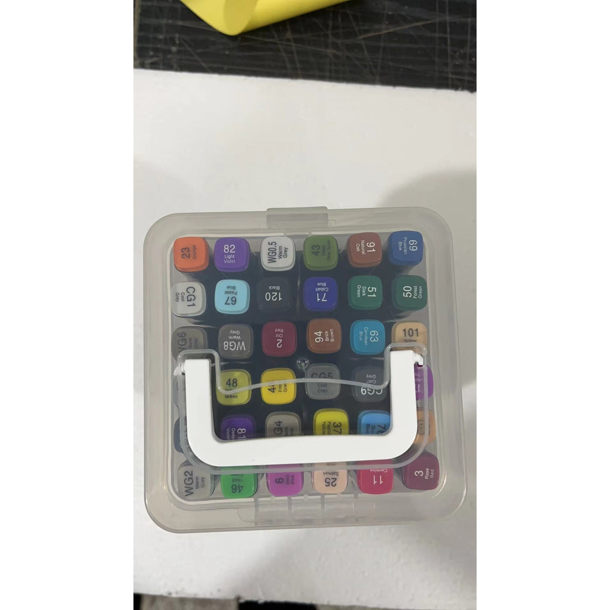 Set Cutie 36 Markere, Cu Alcool, Artist Markers, Cutie Plastic Cu Maner - vivimall.ro