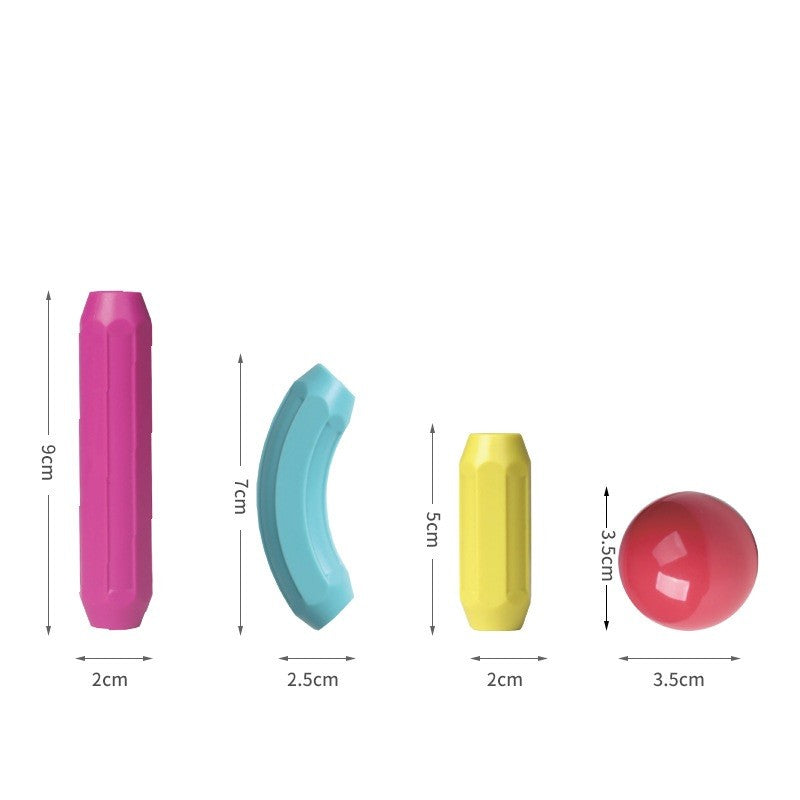 Set 36 Piese Magnetice De Constructie, Forme Geometrice