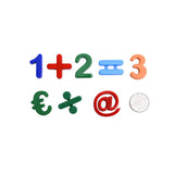 Set 37 Cifre si Simboluri, Flippy, Magnetice, pentru Frigider, din Plastic, +3 Ani, 13 x 18 x 14 cm, Multicolor