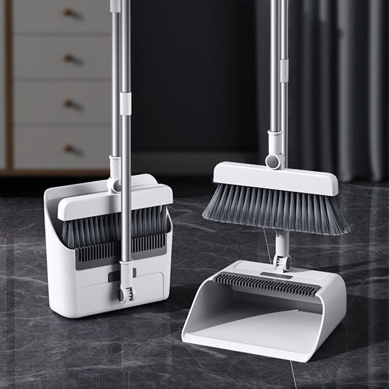 Matura Perie si Faras cu Coada Flippy, Set 3in1, cu Dinti de Pieptene pentru Curatare Matura, rotativ, pliabil, detasabil, Otel inoxidabil si Polipropilena, Alb