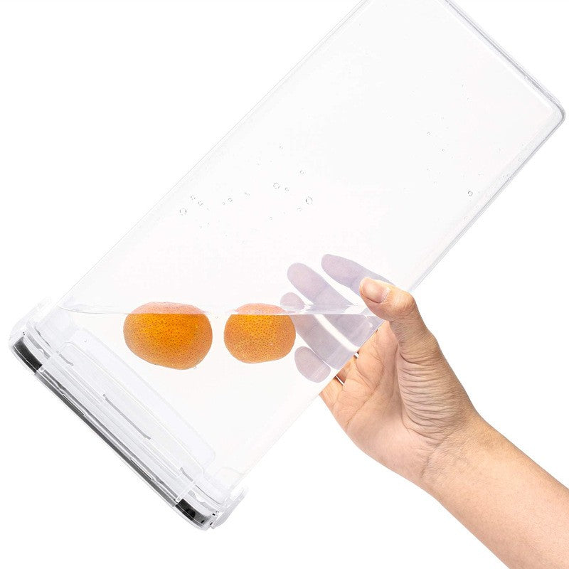 Set 4 Recipiente Din Plastic, Pentru Alimente/Obiecte, Inchidere Ermetica, 4 X 2.8L, Transparent - vivimall.ro