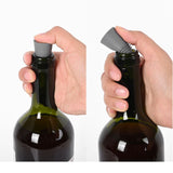 Set 4 Dopuri Reutilizabile Din Silicon Pentru Sticle De Vin, Bautura, Multicolor - vivimall.ro