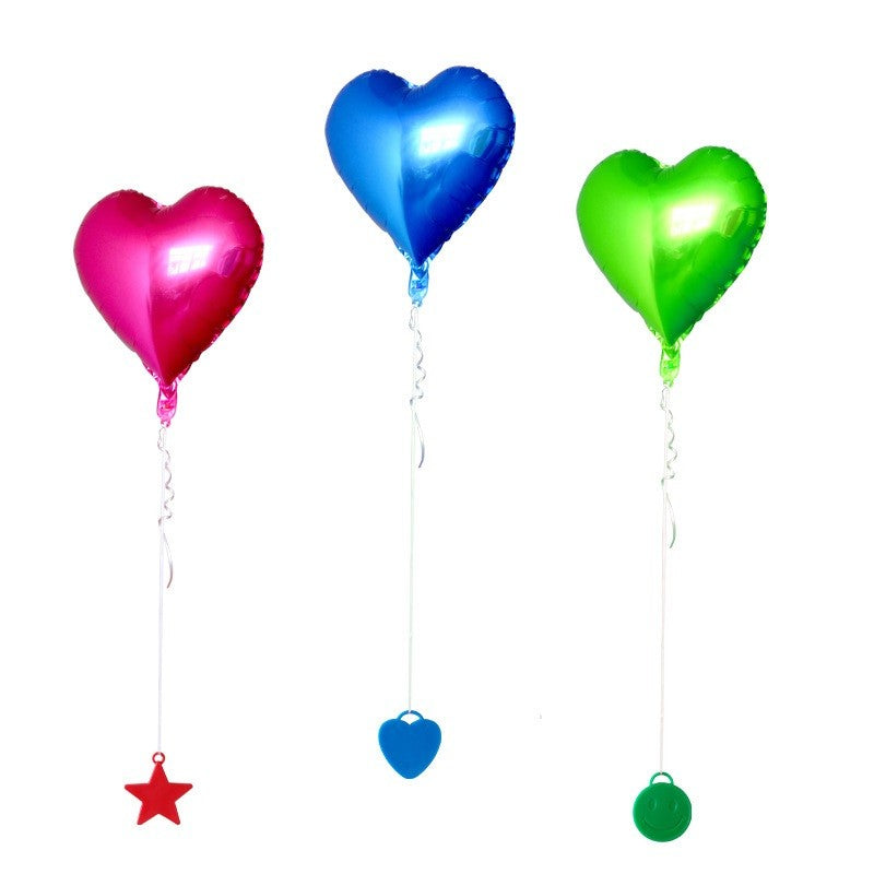 Set 4 Greutati Pentru Baloanele Cu Heliu, 32 Grame, 8 Grame Fiecare, Plastic, Forma Smiley Face - vivimall.ro