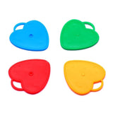 Set 4 Greutati Pentru Baloanele Cu Heliu, 60 Grame, 15 Grame Fiecare, Plastic, Forma Inima - vivimall.ro
