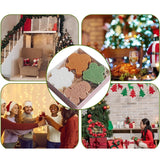 Set 4 Lumanari Parfumate, Vivimall, Tema Craciun, din Parafina, 10.2 x 9.1 x 2.7 cm, Multicolor - vivimall.ro