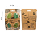 Set 4 magneti frigider frunze verzi | LeafMag - vivimall.ro