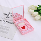 Set 4 Mini Pensule Machiaj Cu Oglinda | SweetBrush - vivimall.ro