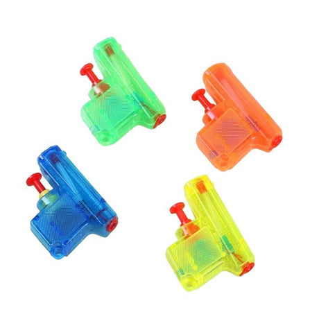 Set 4 Mini Pistoale Cu Â€‹Â€‹Apa, Jucarii De Vara, Pentru Copii, 4 Culori E Random - vivimall.ro