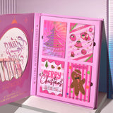 Set 4 Palete de Machiaj, KEVIN & COCO, Christmas Jingle, 21 culori, 27.3 x 20.8 x 2.4 cm - vivimall.ro