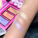 Set 4 Palete de Machiaj, KEVIN & COCO, Christmas Jingle, 21 culori, 27.3 x 20.8 x 2.4 cm - vivimall.ro