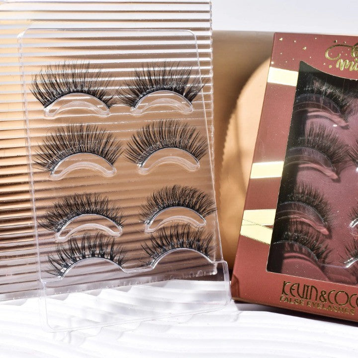 Set 4 Perechi de Gene False, KEVIN &amp; COCO, Marimea 2 - vivimall.ro