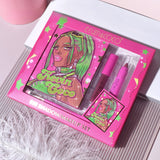 Set 4 Produse de Machiaj, KEVIN &amp; COCO, Green Cool Girl, 18 culori, 20.5 x 18.2 x 2.2 cm - vivimall.ro