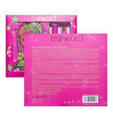 Set 4 Produse de Machiaj, KEVIN &amp; COCO, Green Cool Girl, 18 culori, 20.5 x 18.2 x 2.2 cm - vivimall.ro