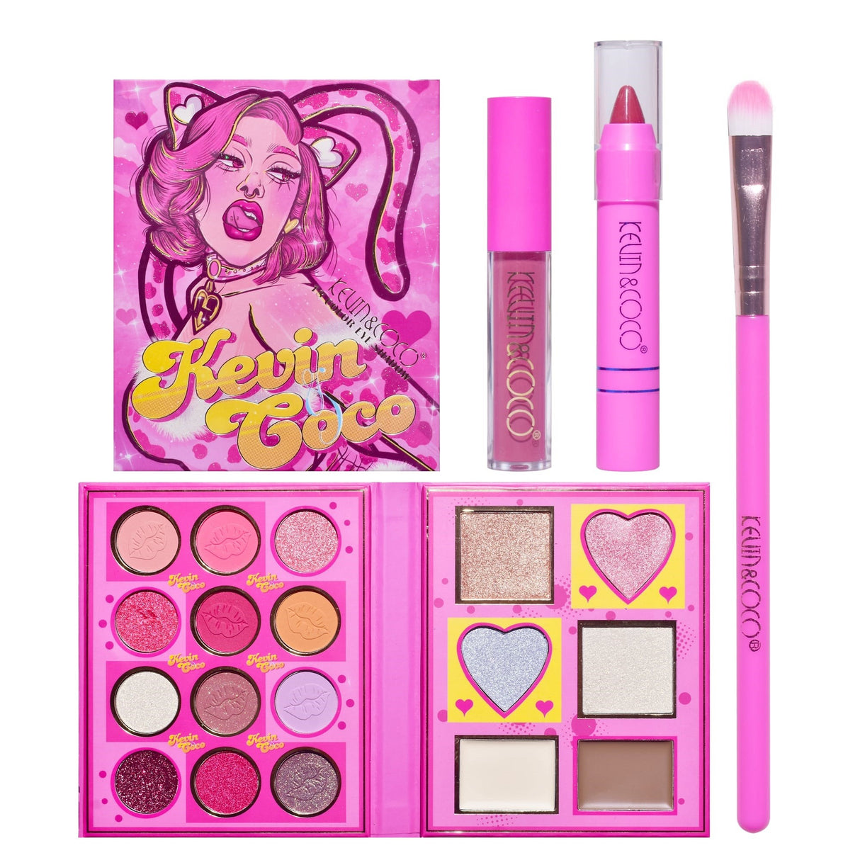 Set Machiaj Leopard Girl | PinkLover - vivimall.ro