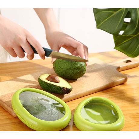 Set 4 Recipiente Pentru Pastrarea Proaspata A Legumelor, Cutii Portabile Sigilate Anti-Oxidare, 4 Forme Diferite Pentru Legume Sau Fructe, Culori Diferite - vivimall.ro