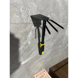 Set 4 Unelte De Gradina Pentru Plantare, Prelucrare Sol Si Ingrijire Plante, Material Pvc Carbon, Grebla, Sapaliga Cu Cap Dublu, Lopata Mica, Lopata Lata, 43 X 11 Cm, Negru/Galben - vivimall.ro