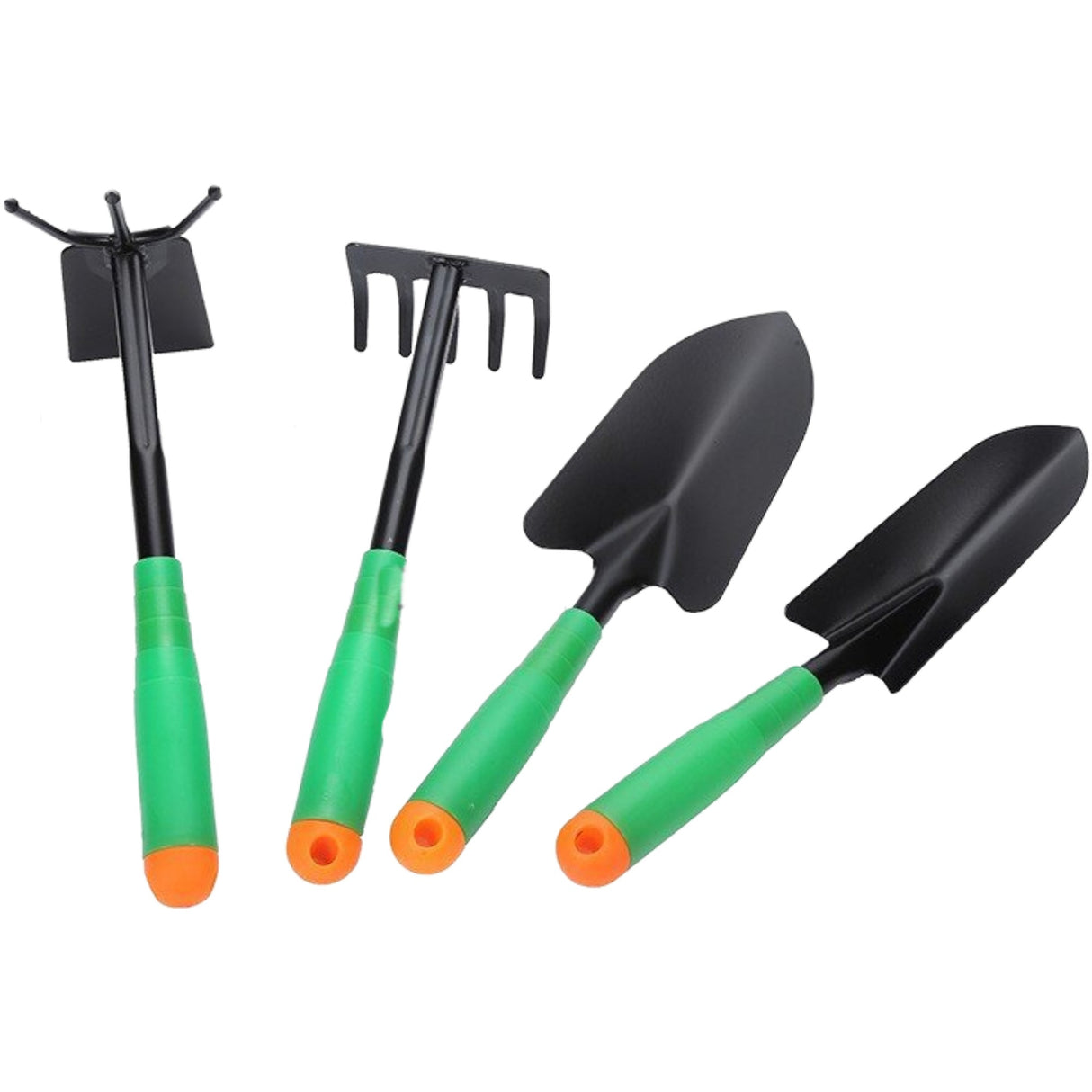 Set 4 Unelte De Gradina Pentru Plantare Prelucrare Sol Si Ingrijire Plante, Material Pvc Si Cardboard, Verde - vivimall.ro