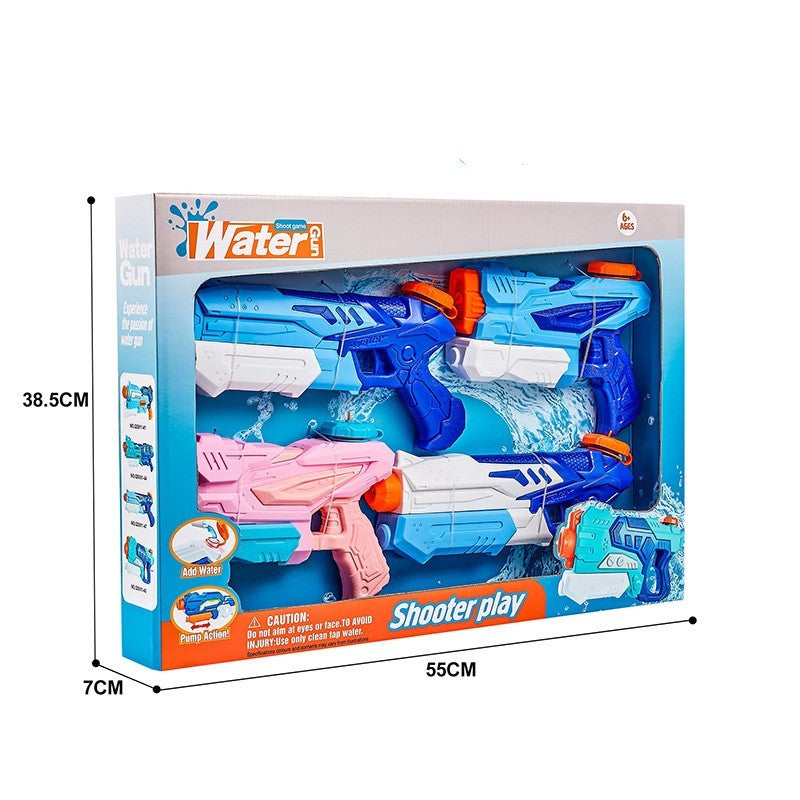 Set 4X Pistol Cu Apa Pentru Copii, 6Ani+, Albastru+Roz, 300 Ml - vivimall.ro